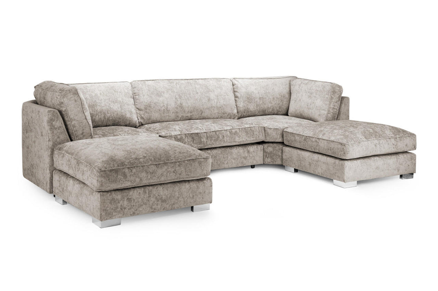 Bishop Fullback U Shape Truffle Corner Sofa