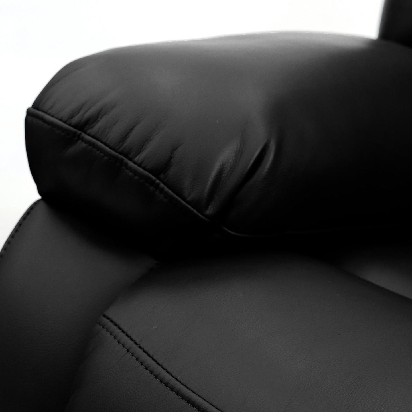 Alva 2 Seat Black Electric Recliner Sofa