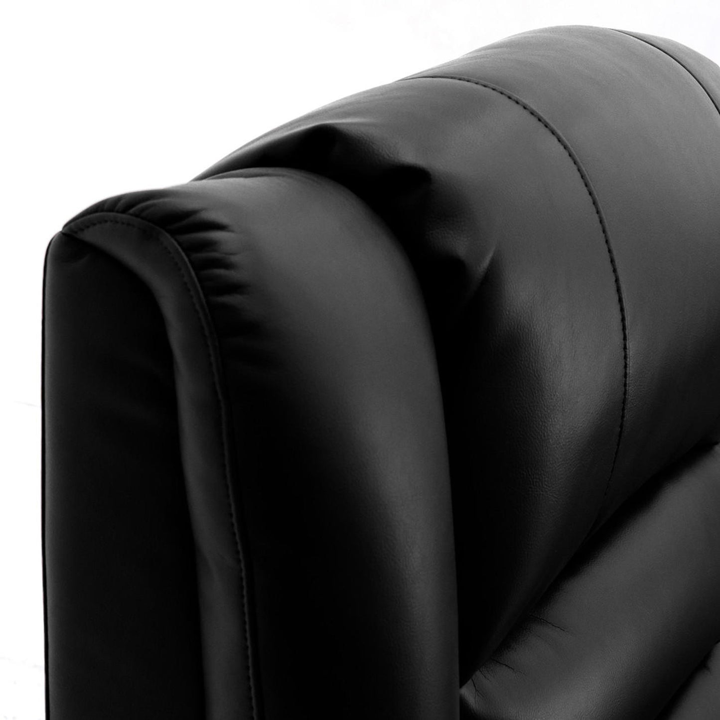 Alva 3 & 2 Black Electric Recliner Sofas