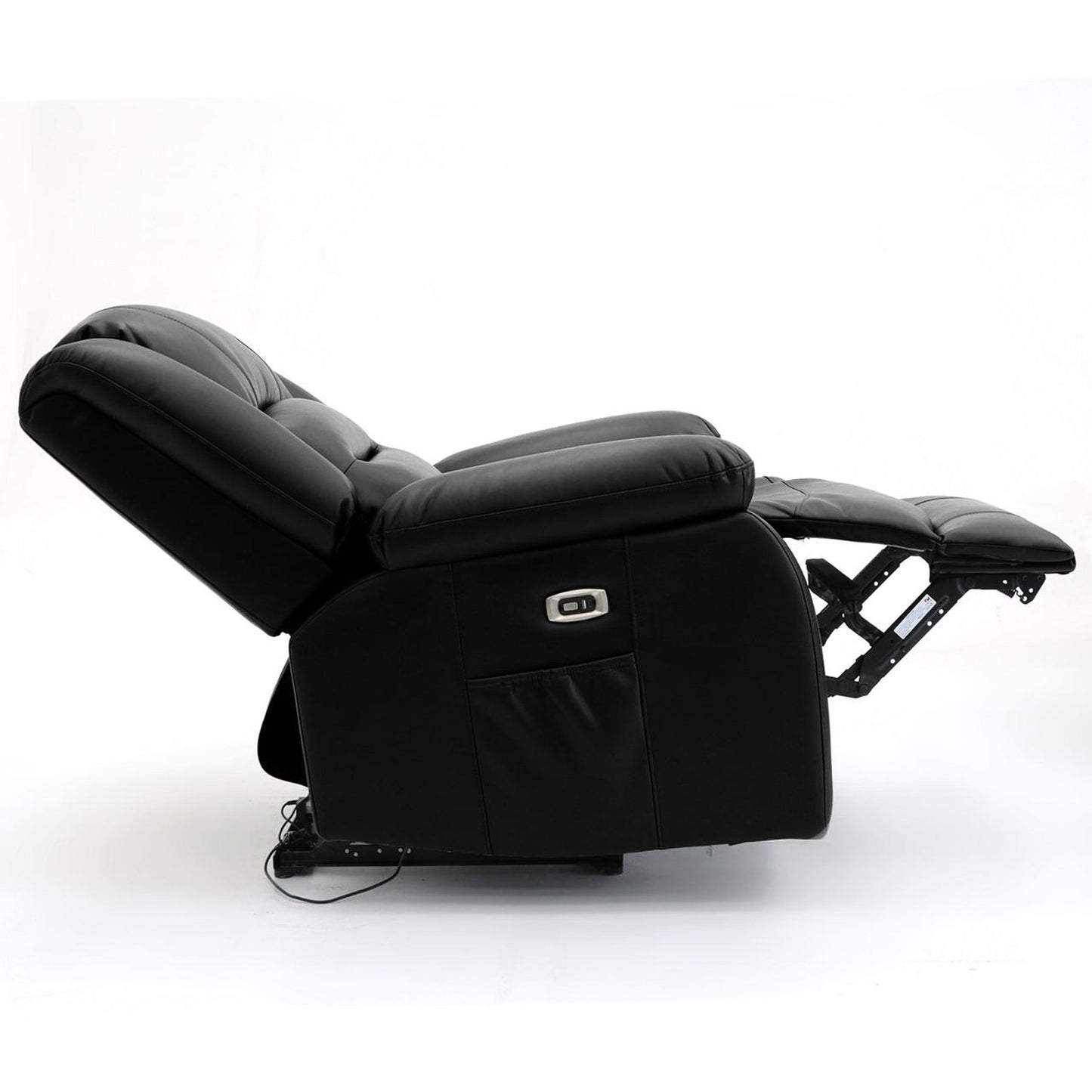 Alva Black Electric Recliner Armchair