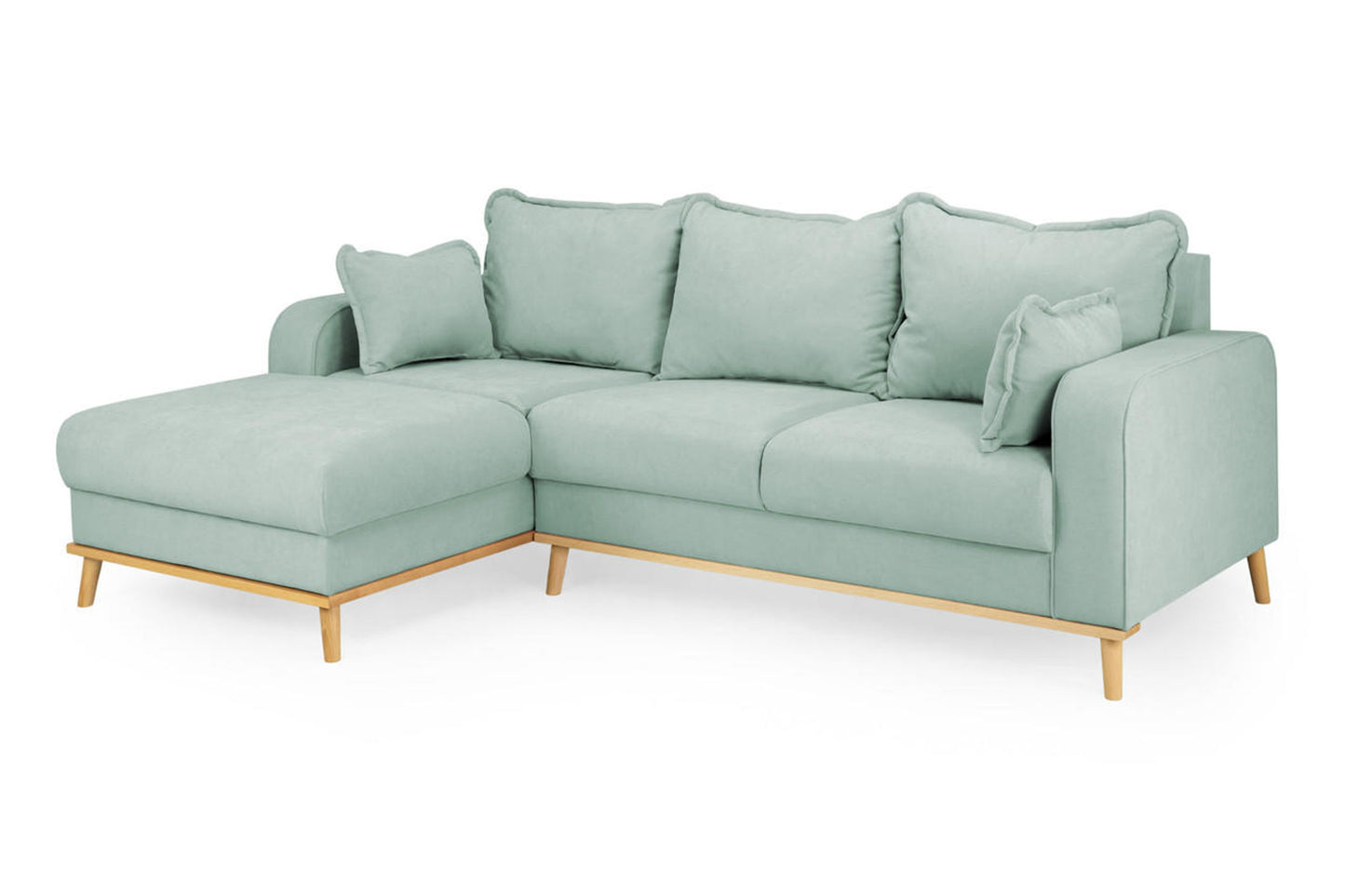 Briar Mint Blue Left Hand Facing Corner Sofa