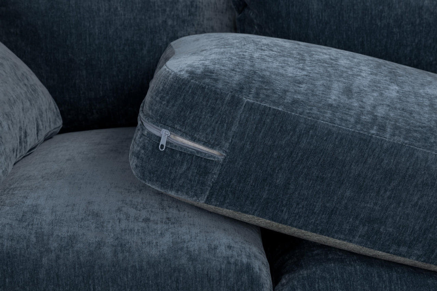 Colbee Blue Large Corner Sofa