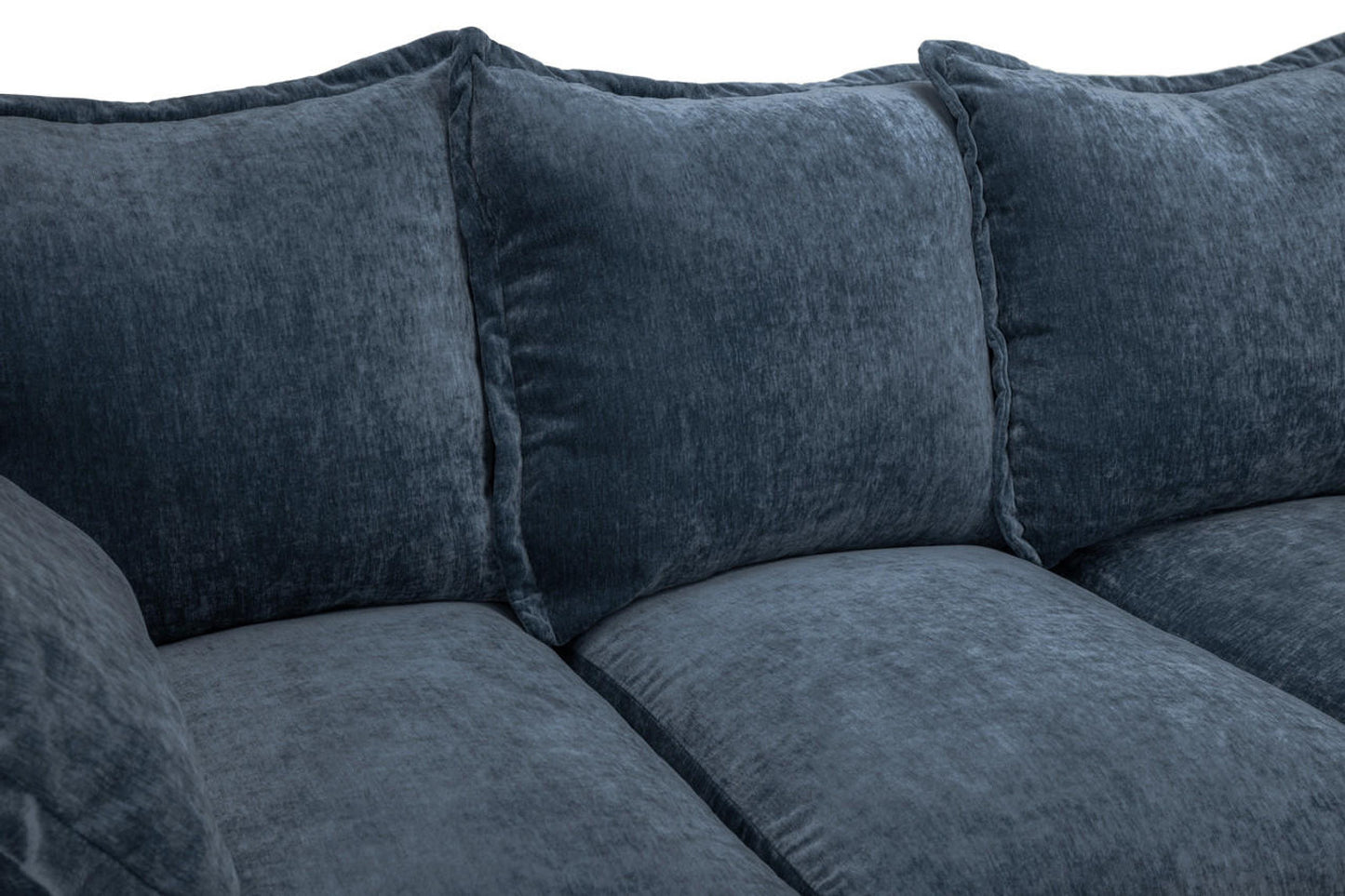 Colbee Blue Large Corner Sofa