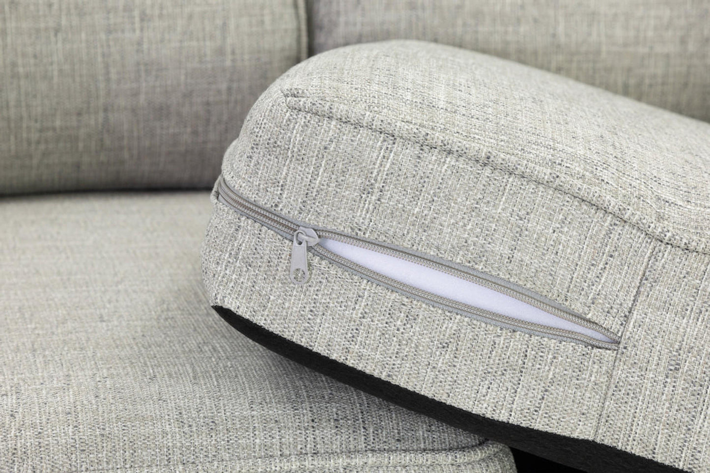 Delta 3 Seat Grey Sofa