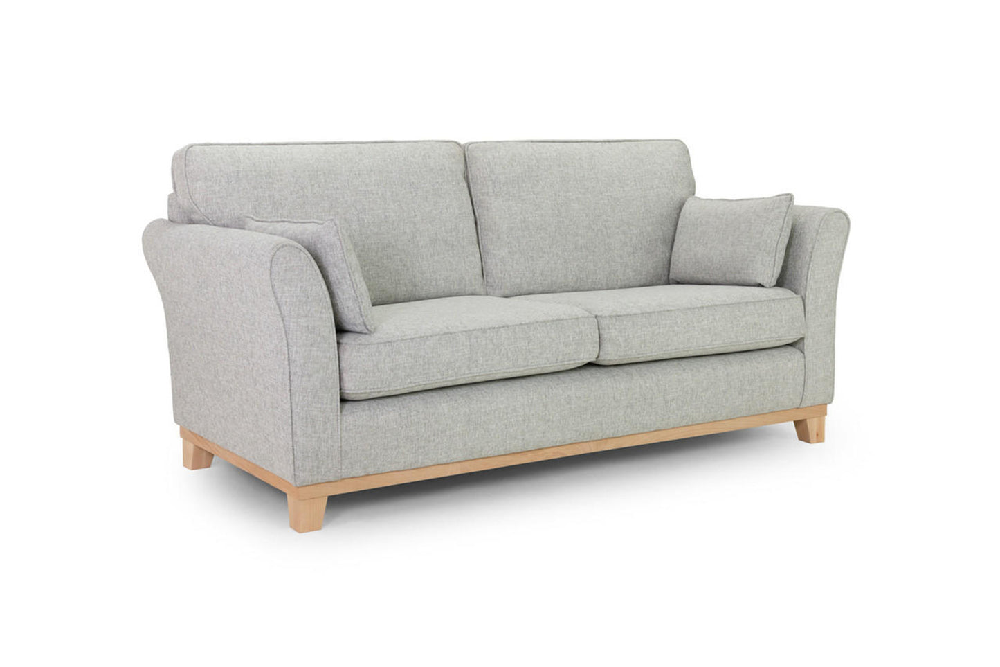 Delta 3 Seat Grey Sofa