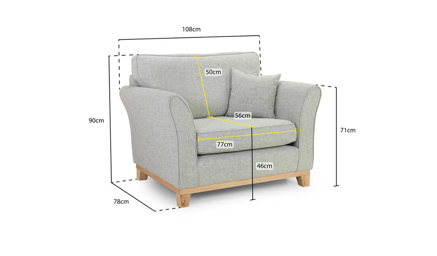 Delta Grey Armchair