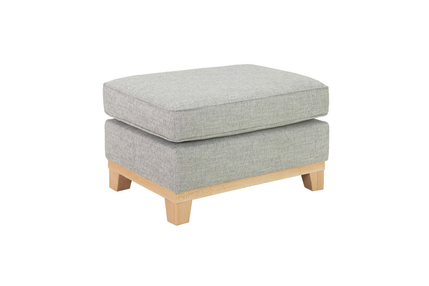 Delta Grey Footstool