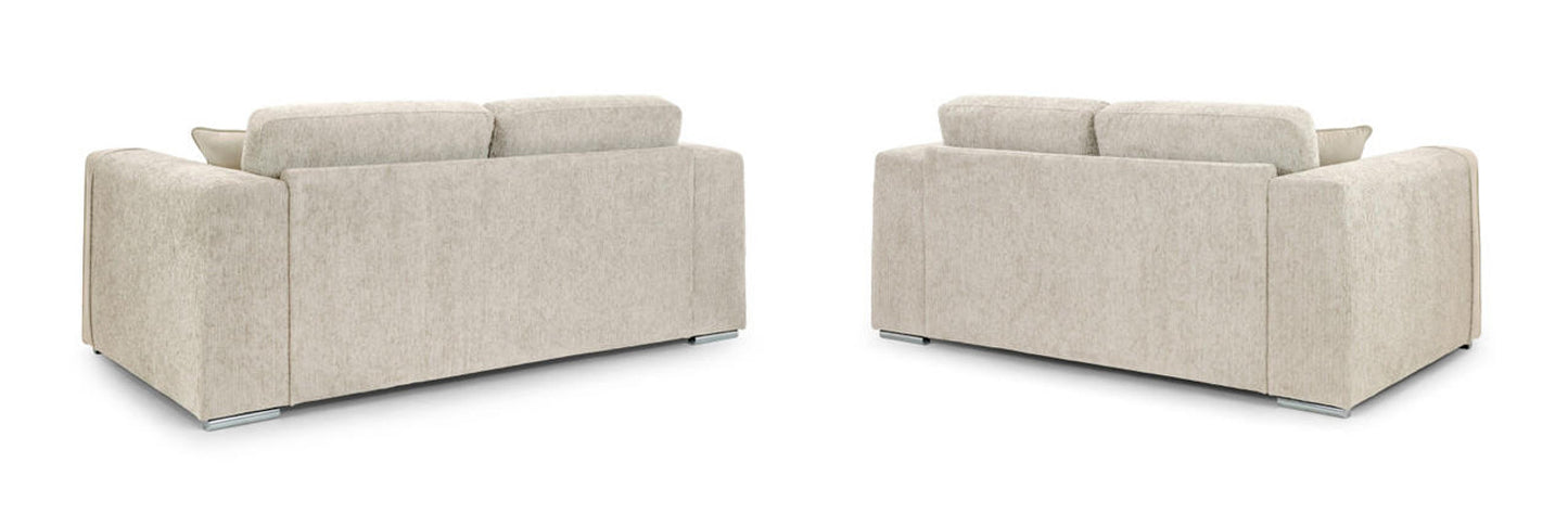 Naples Beige 3 + 2 Sofa Set