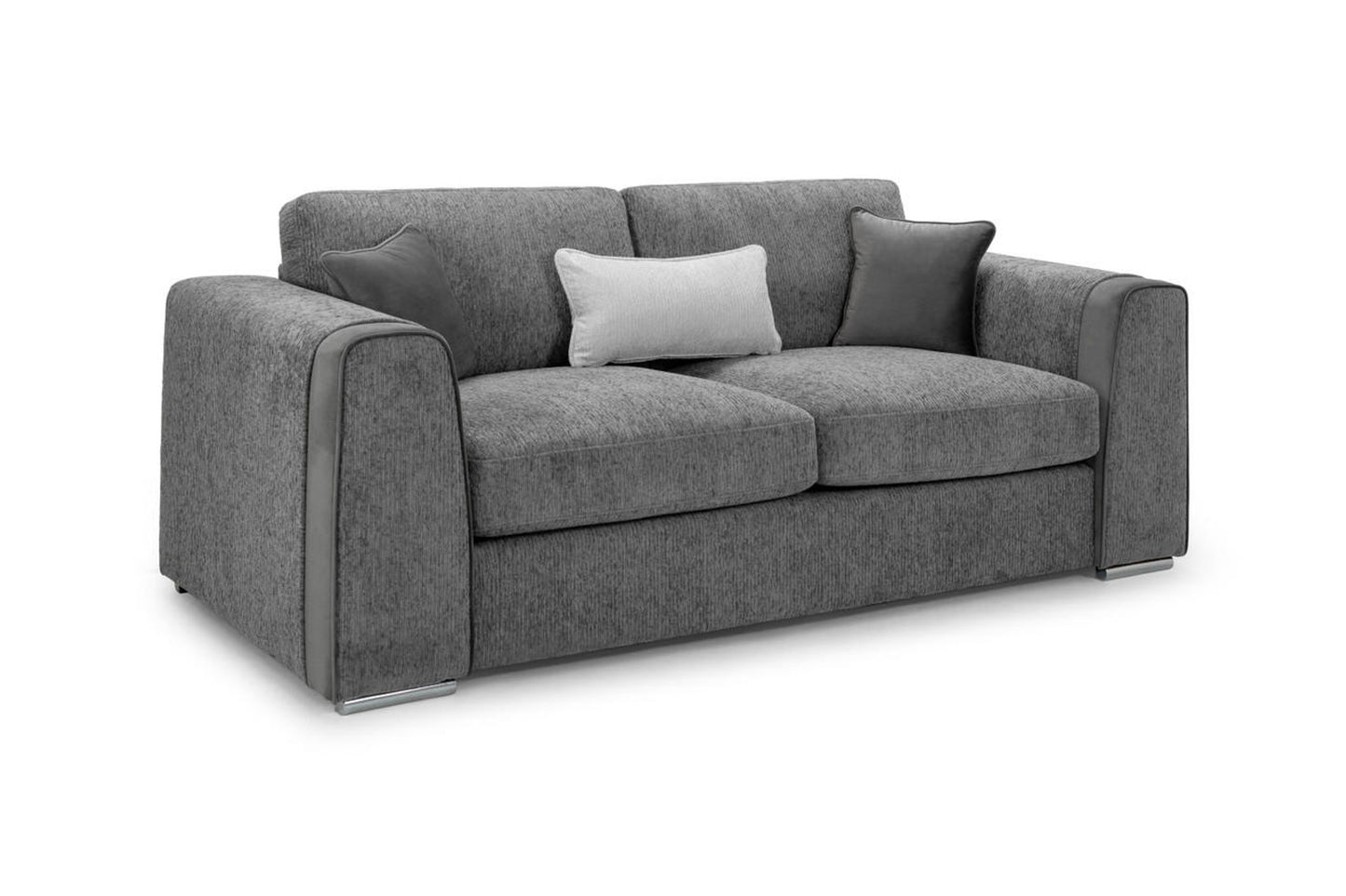 Naples Grey 3 Seat Sofa