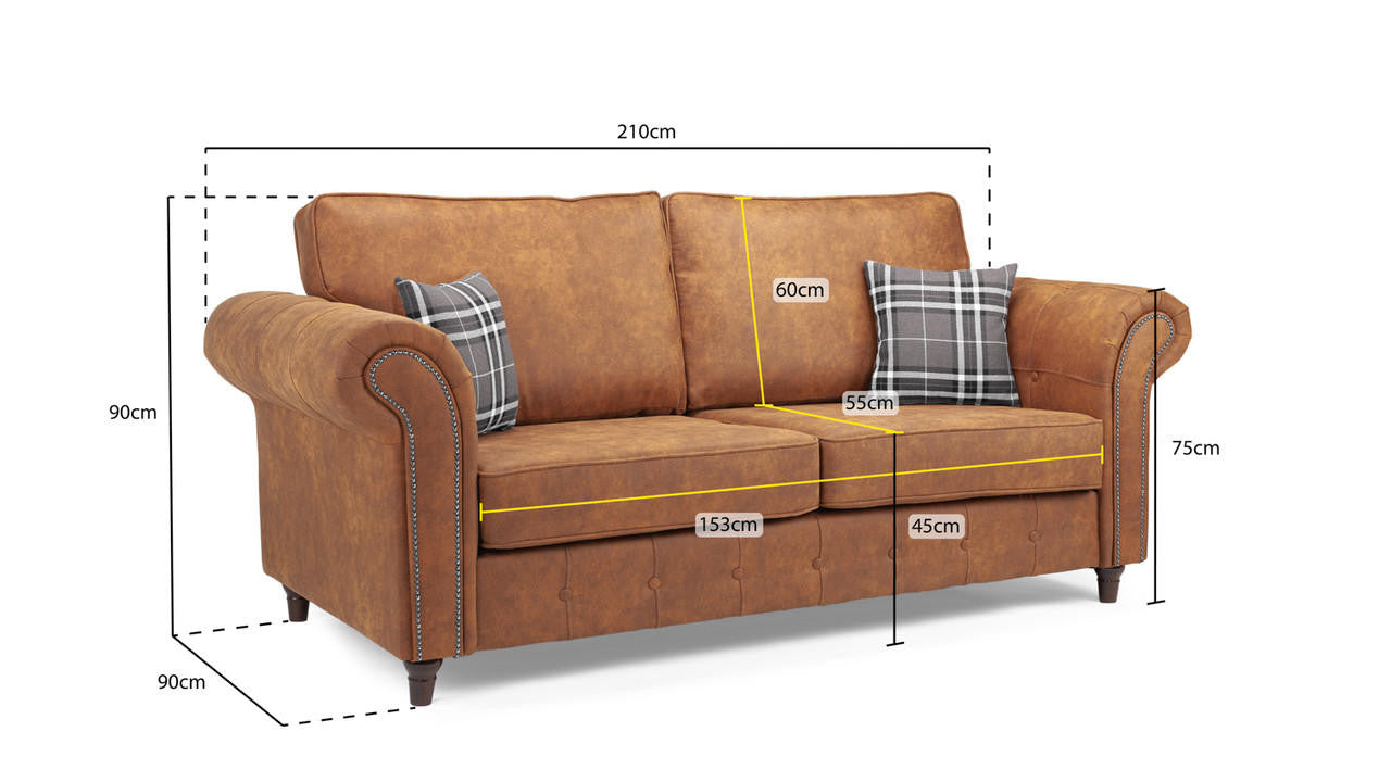 Oakland 3 Seat Sofa
