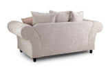 Roma Beige Chesterfield 2 Seat Sofa
