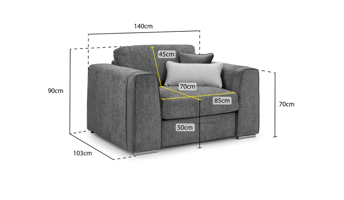 Naples Grey Armchair