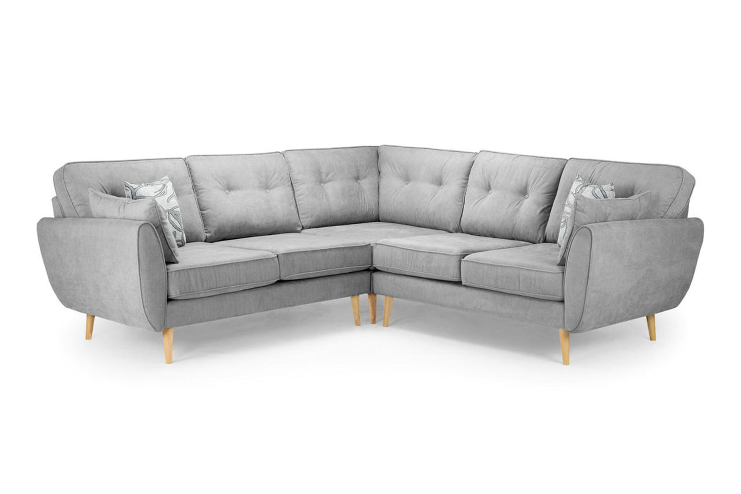 Zinc Large Grey Corner Sofa