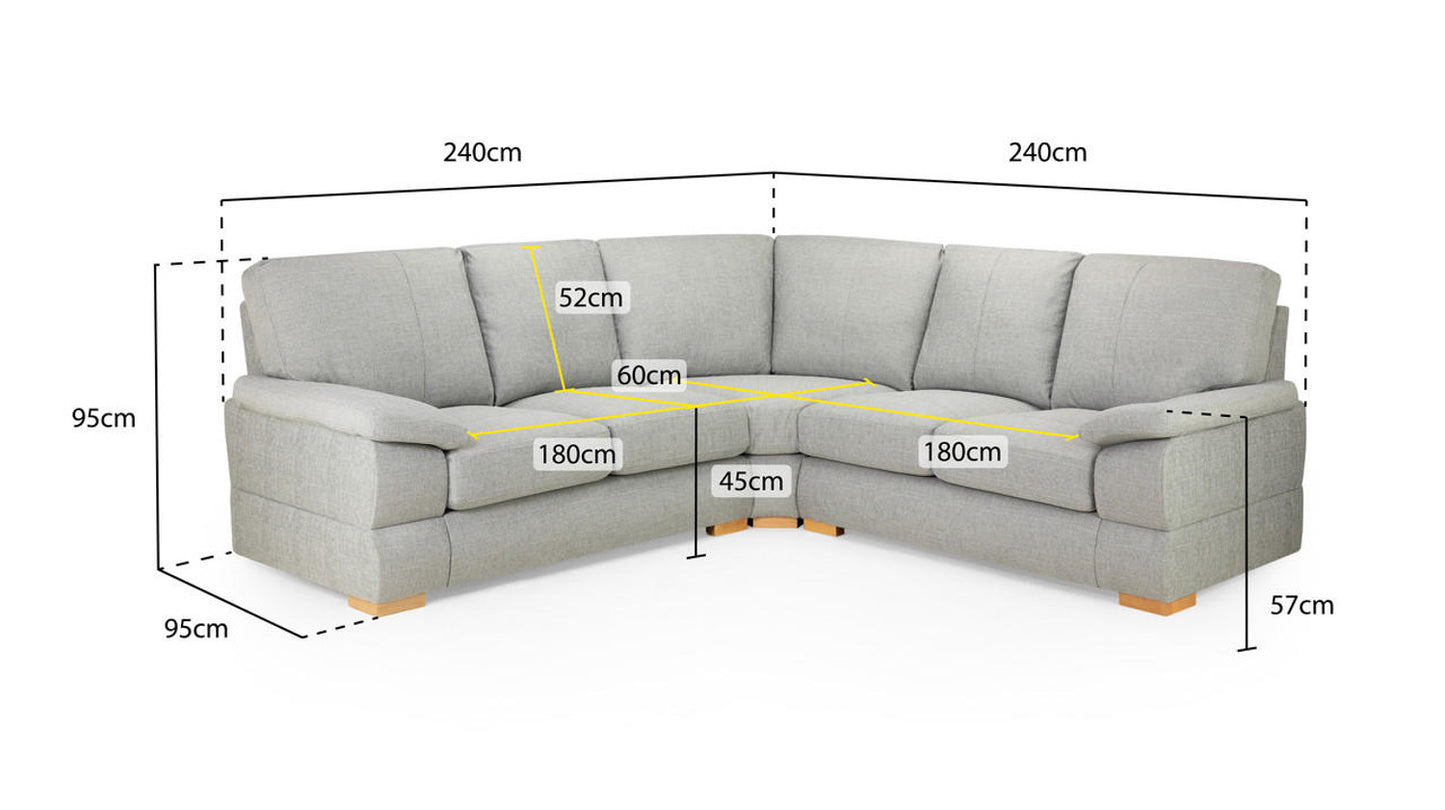 Bento Slate Large Corner Sofa
