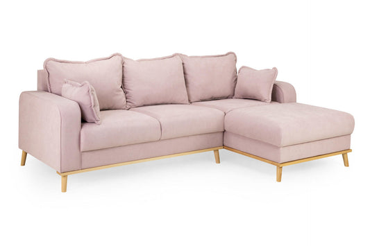 Briar Pink Right Hand Facing Corner Sofa
