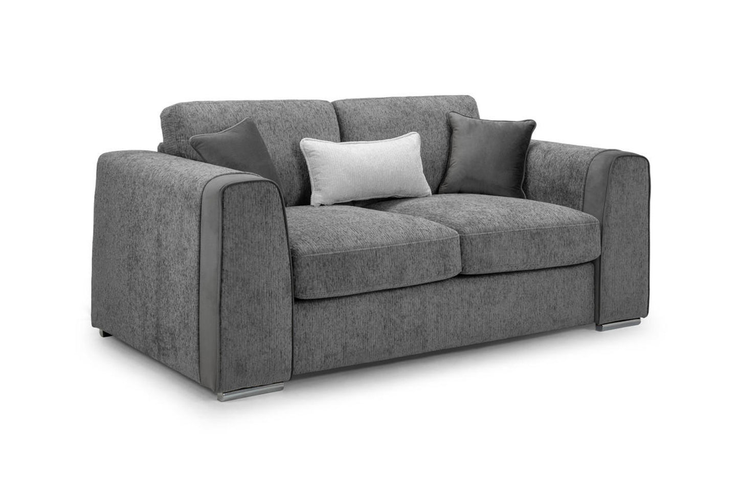 Naples Grey 2 Seat Sofa