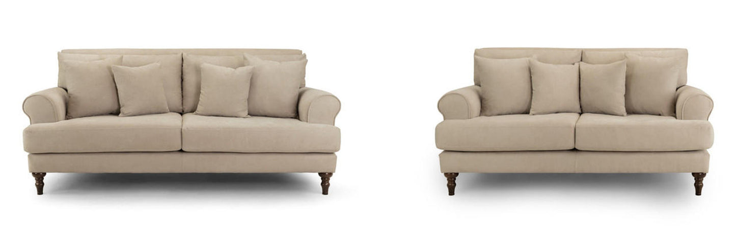 Summer Beige 3 + 2 Sofa Set